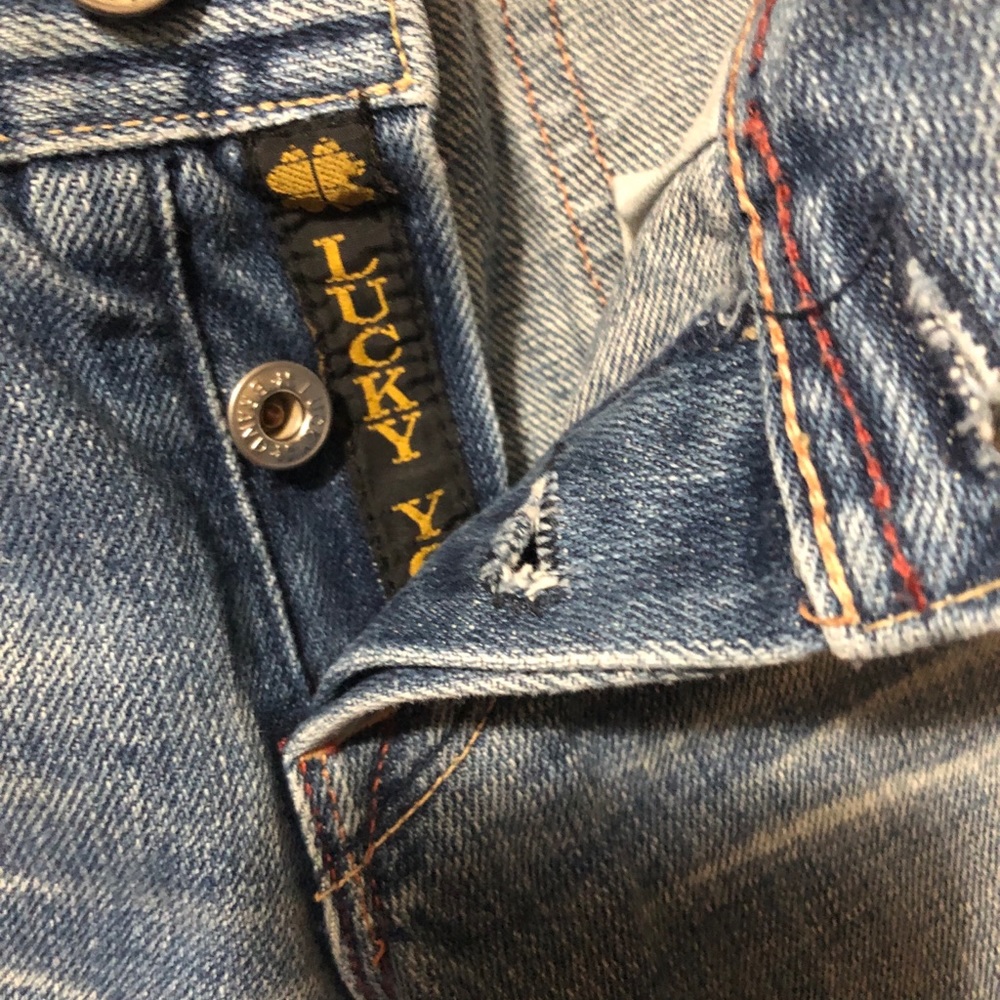 Super low rise Lucky Brand jeans (no stretch)